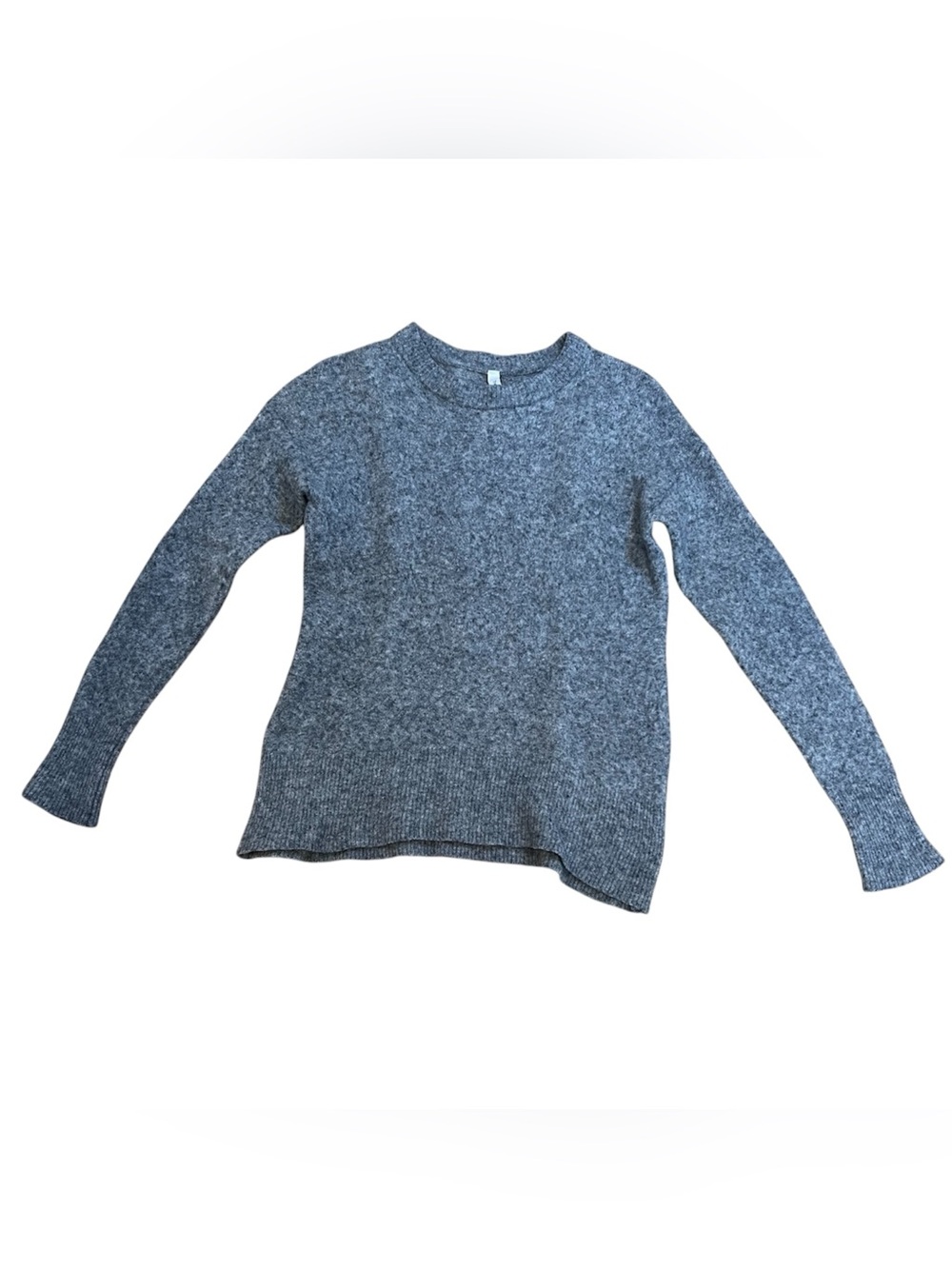 Babaton The Group Heather Grey Wool Yak Sweater XXS Quiet Luxury Officecore Cozy